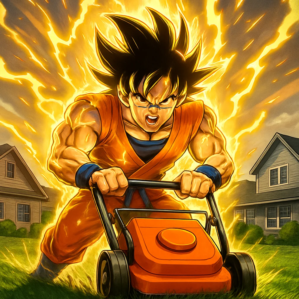 SUPER SAIYAN LAWN SAGA